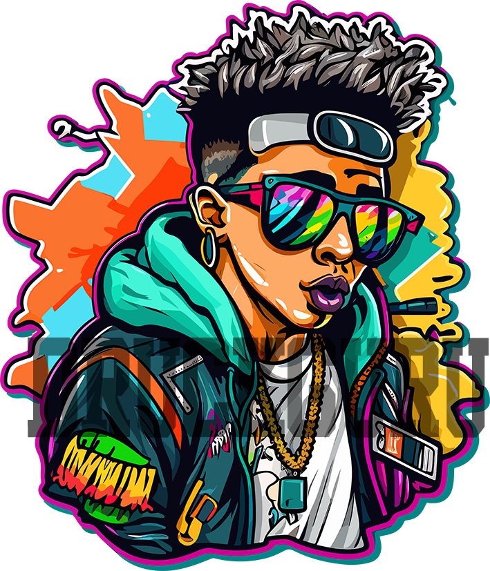 DTF-Transfer Bundle "Hip Hop Graffiti" druck-guru