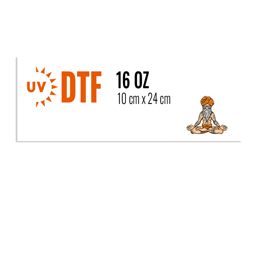 DTF UV AUFKLEBER 16 OZ 10x24cm druck-guru