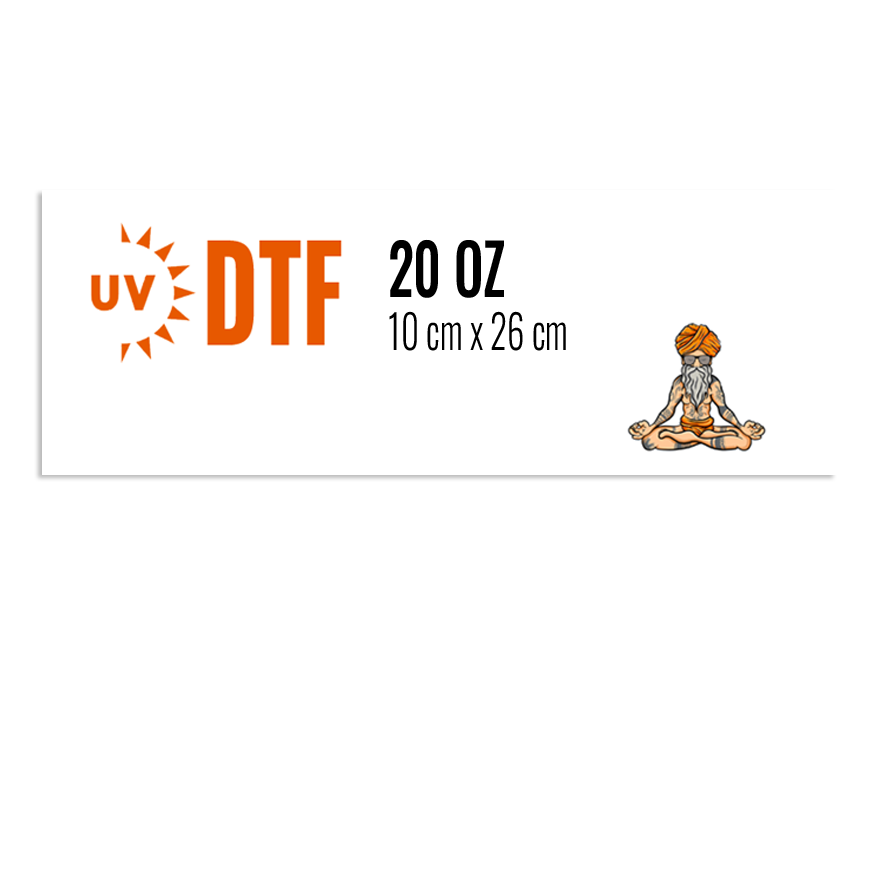 DTF UV AUFKLEBER 20 OZ 10x26cm druck-guru
