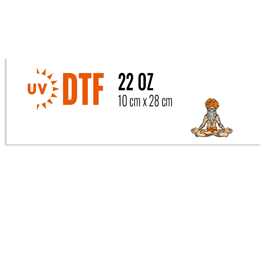 DTF UV AUFKLEBER 22 OZ 10x28cm druck-guru