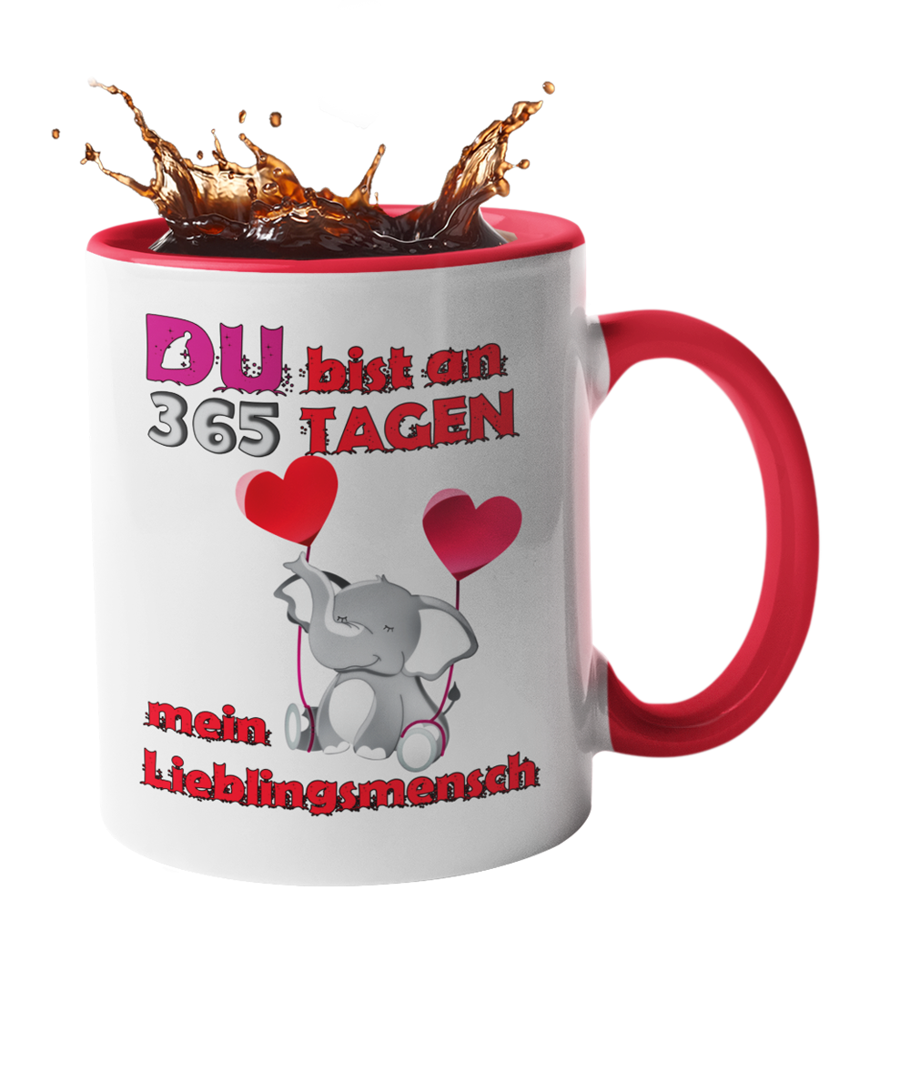 Tasse "365 Tage Lieblingsmensch" Handmade-Lifestyle
