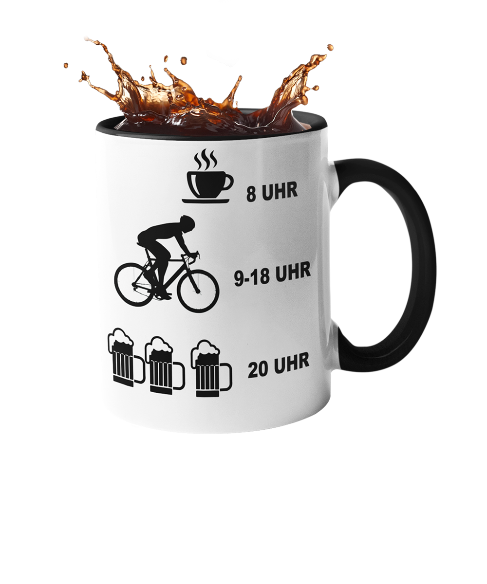 Tasse "8 - 20 Uhr" Handmade-Lifestyle