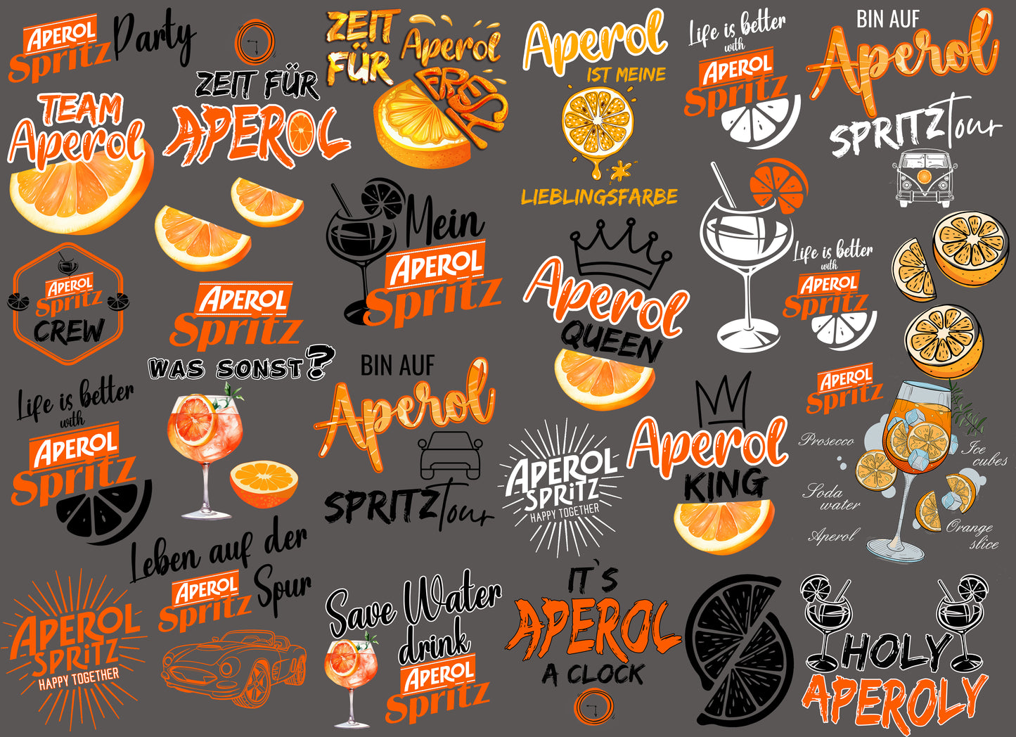 Ready 2 Go - Sticker Set Aperoli druck-guru