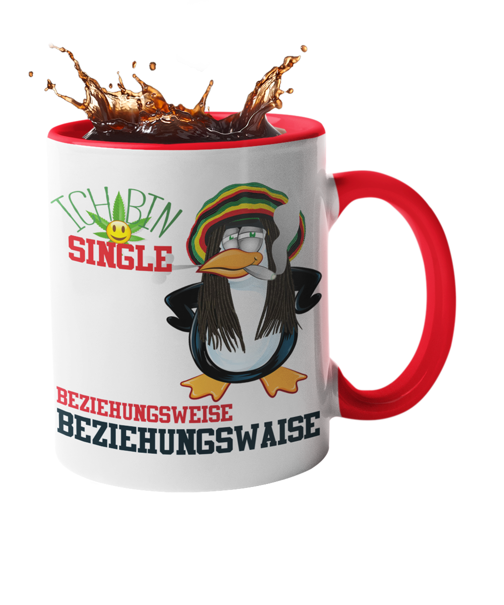 Tasse "Ich bin single" Handmade-Lifestyle