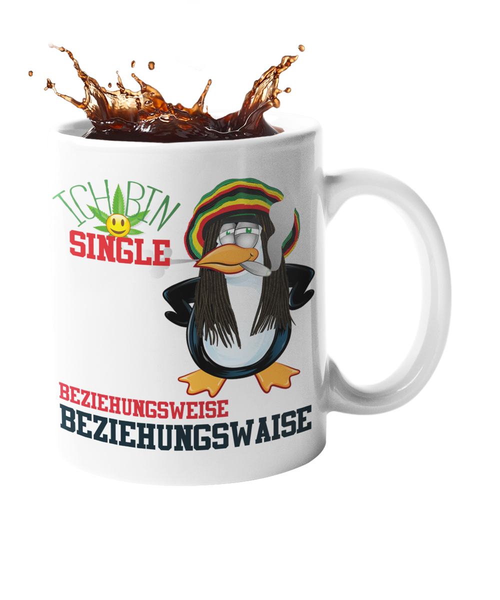 Tasse "Ich bin single" Handmade-Lifestyle