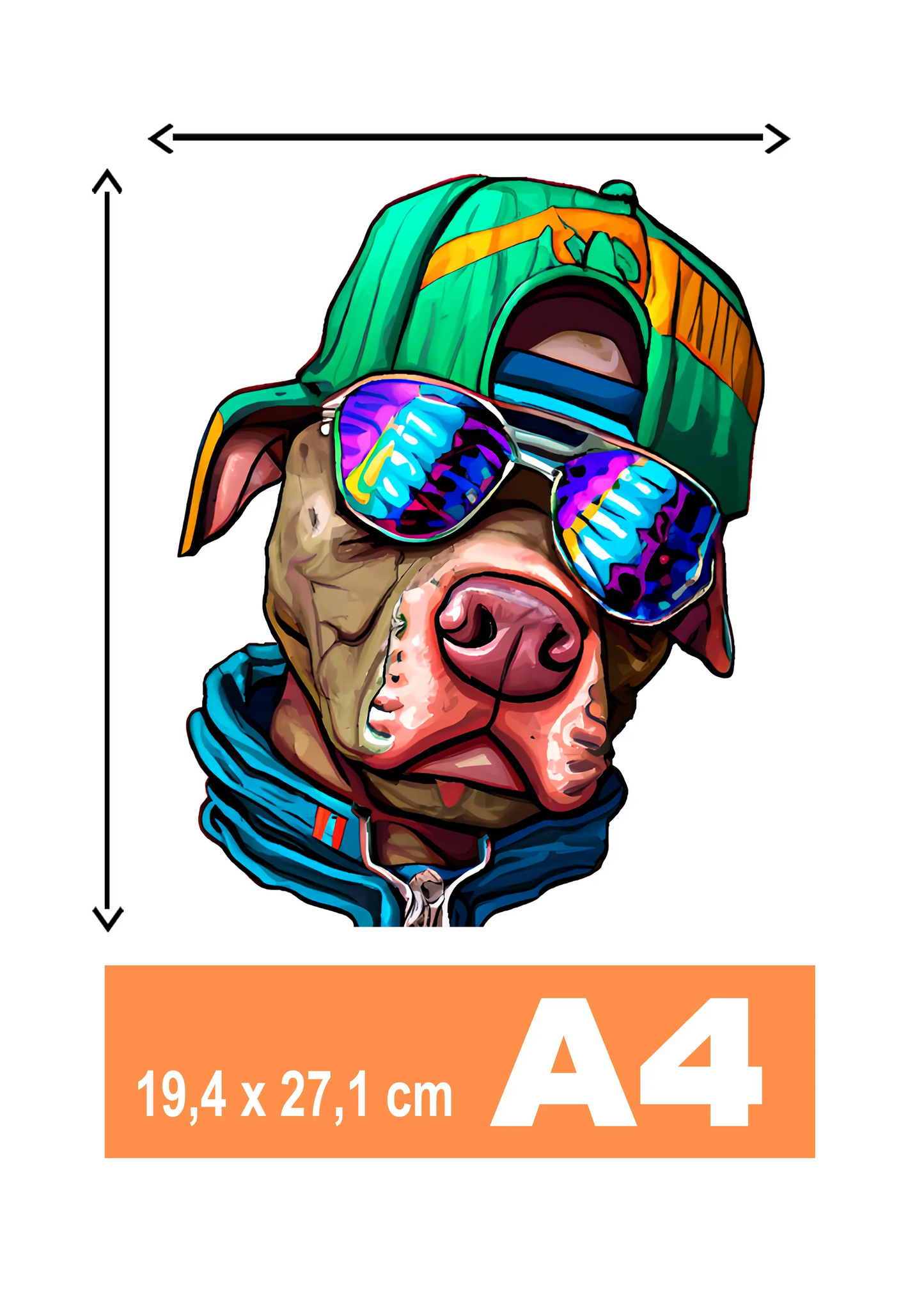 DTF Transfer A4 | 19,4 x 27,1 druck-guru