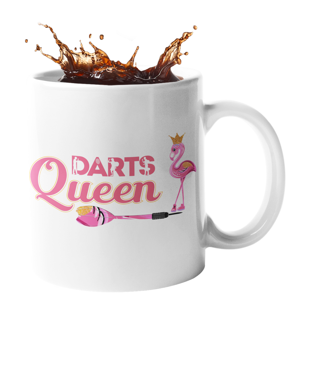 Darts Tasse "Dart Queen" Handmade-Lifestyle