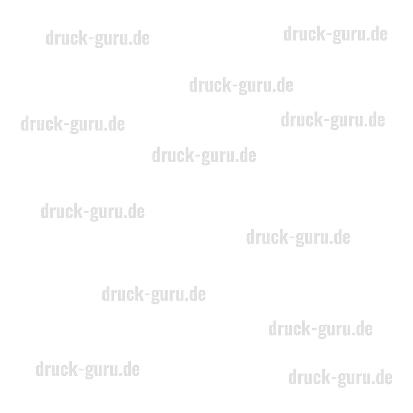 Bügelbild "Das schwarze" - weiß druck-guru