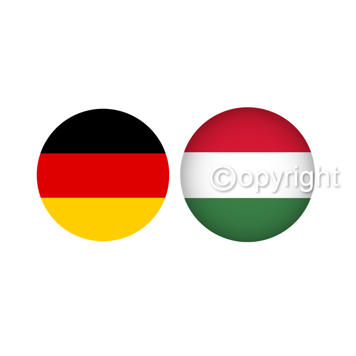 DTF Transfer EM 2024 "Gameday Ungarn" druck-guru