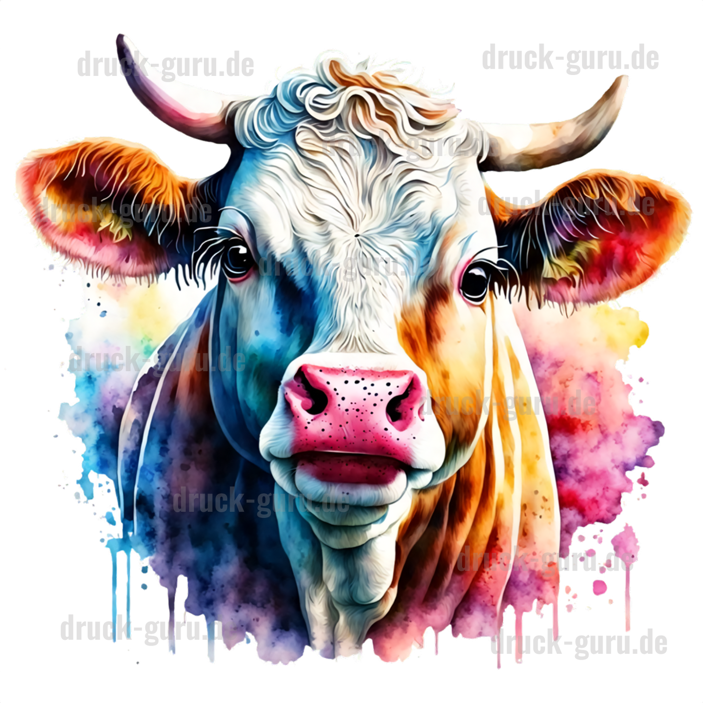 Bügelbild "Kuh Marlene" druck-guru