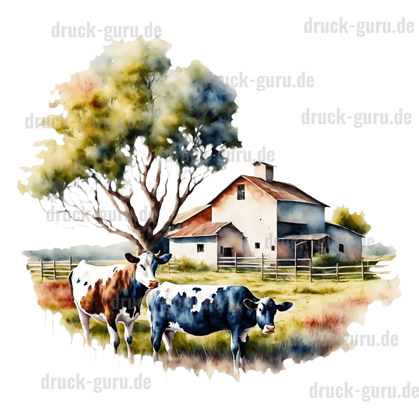 Bügelbild "Bauernhof" druck-guru