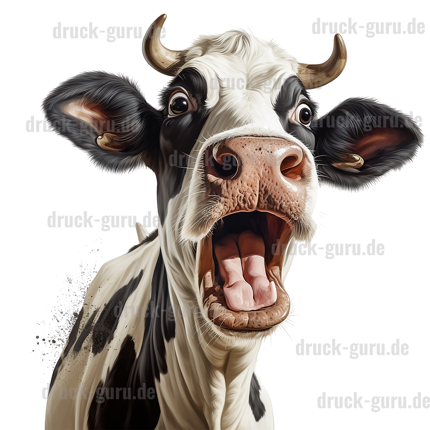 Bügelbild "Kuh Erna" druck-guru