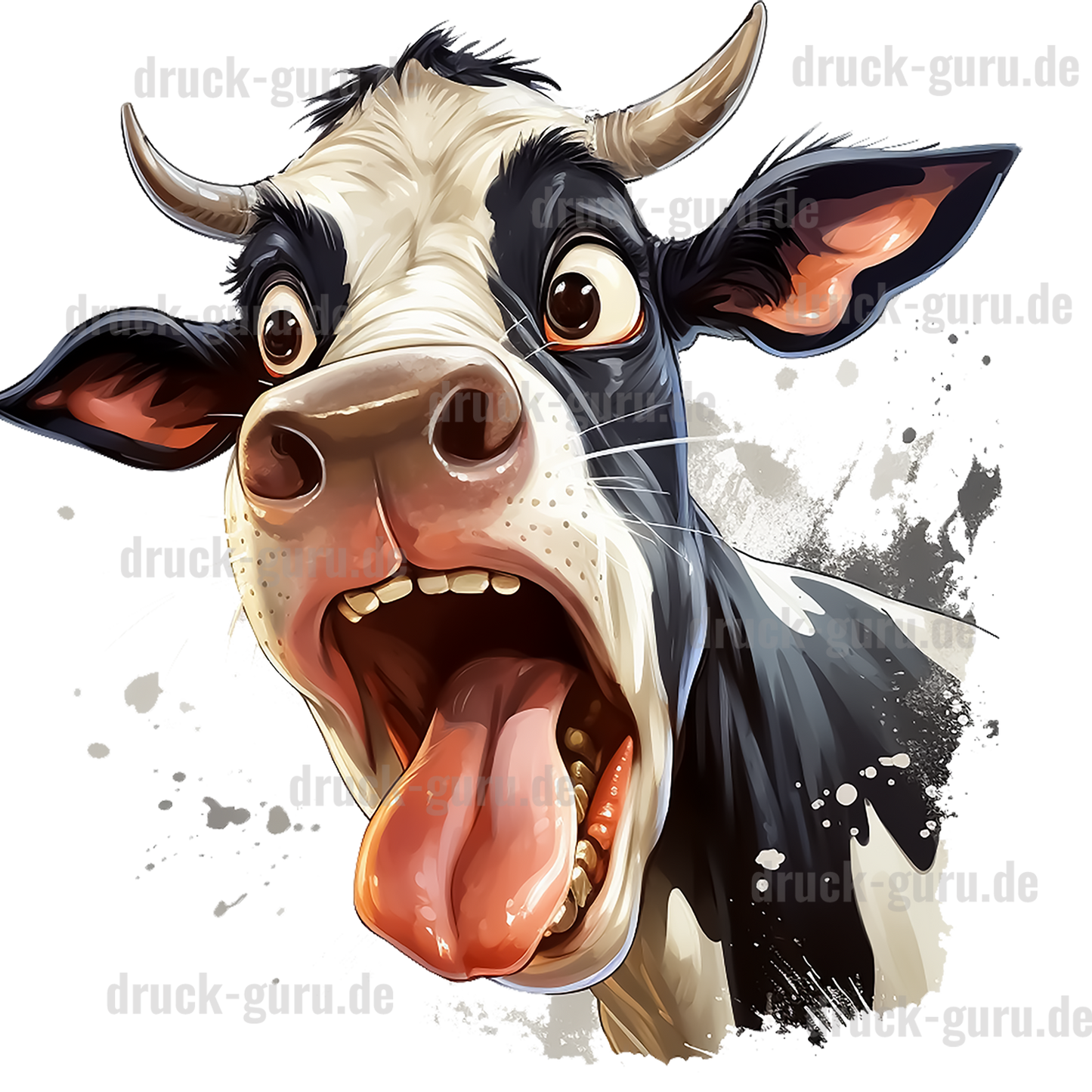 Bügelbild "Kuh Susi" druck-guru