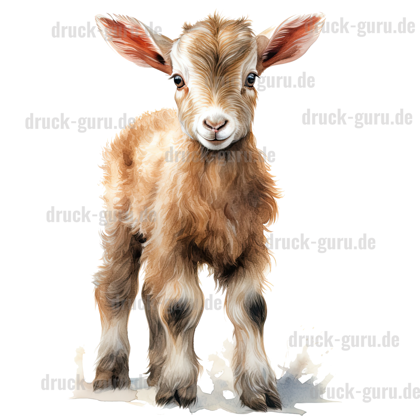 Bügelbild "Ziege Tani" druck-guru