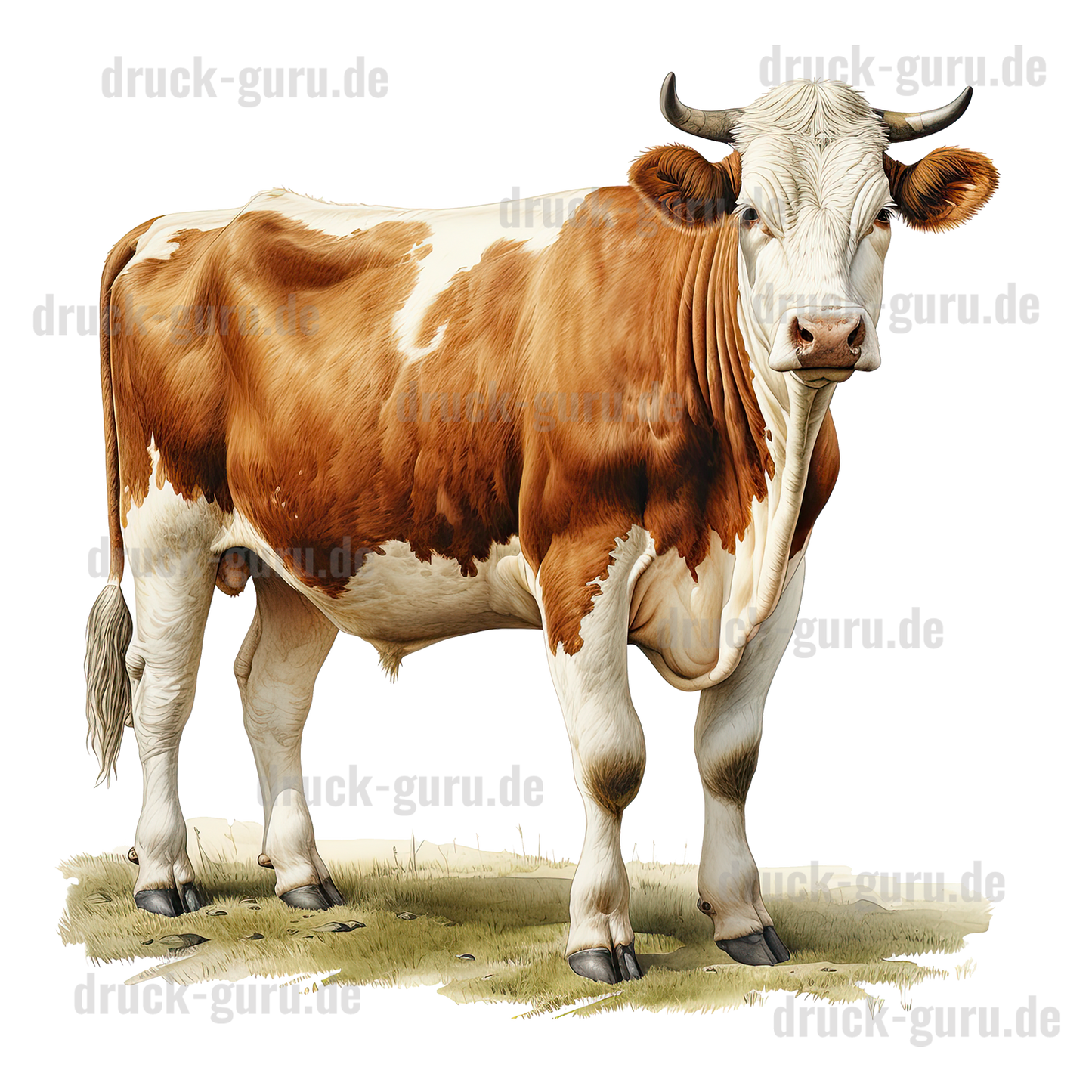 Bügelbild "Kuh Elsa" druck-guru