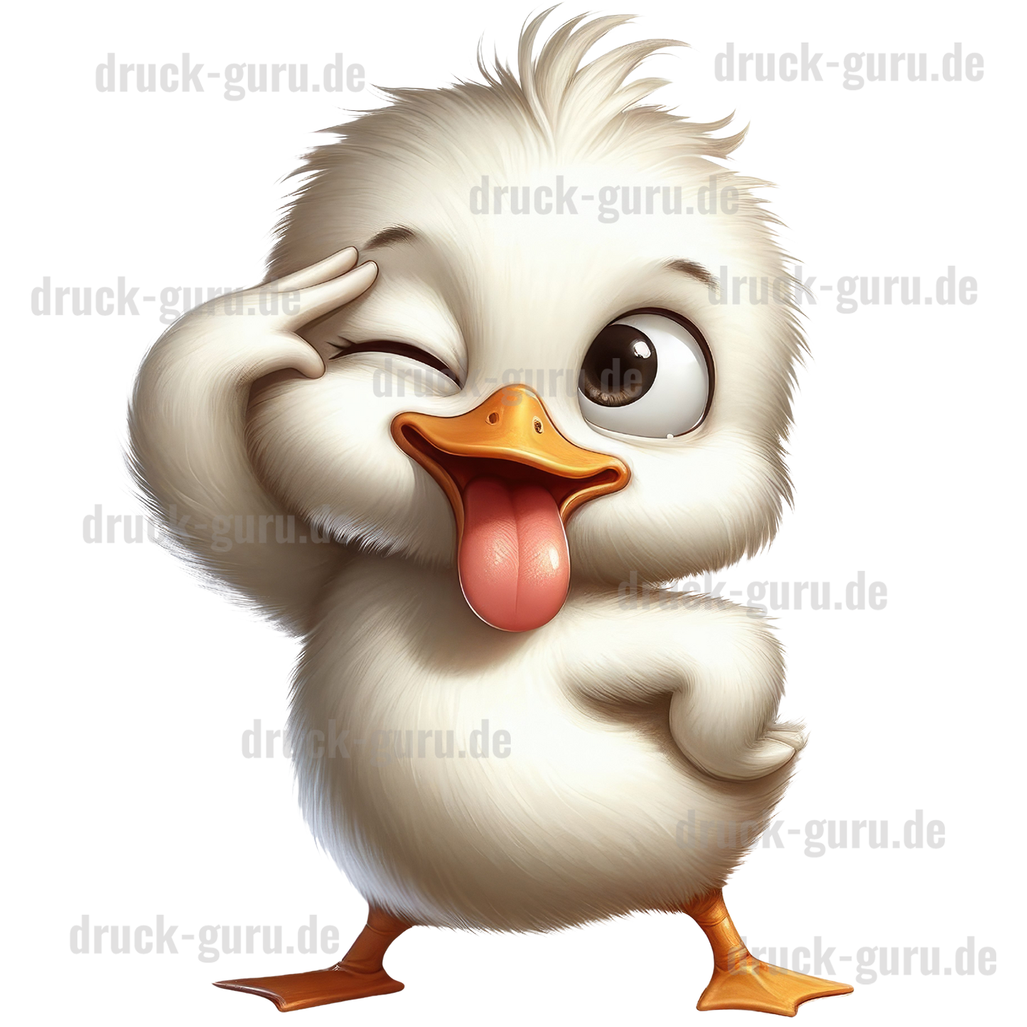 Bügelbild "Funny Kücken" druck-guru
