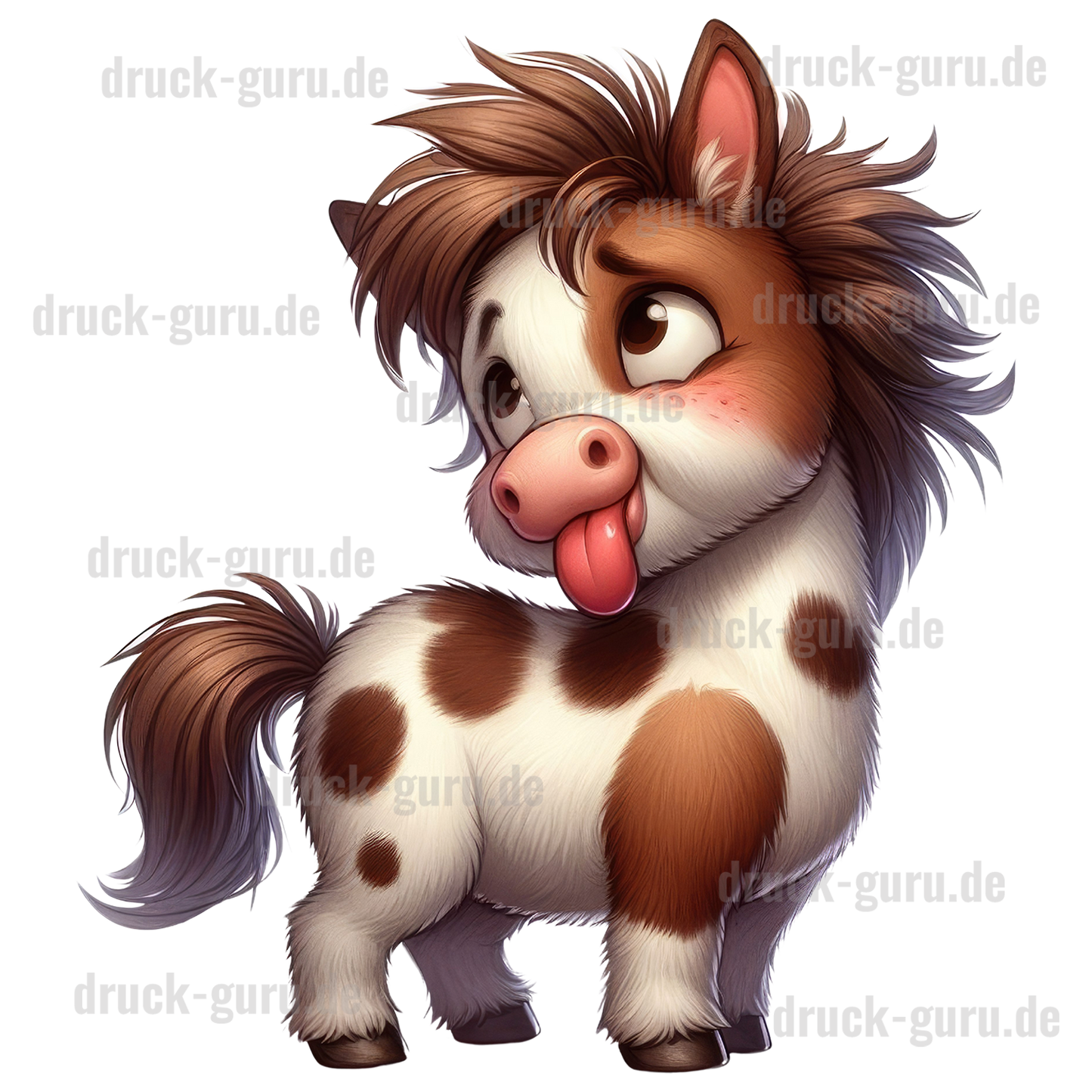 Bügelbild "Funny Pony" druck-guru