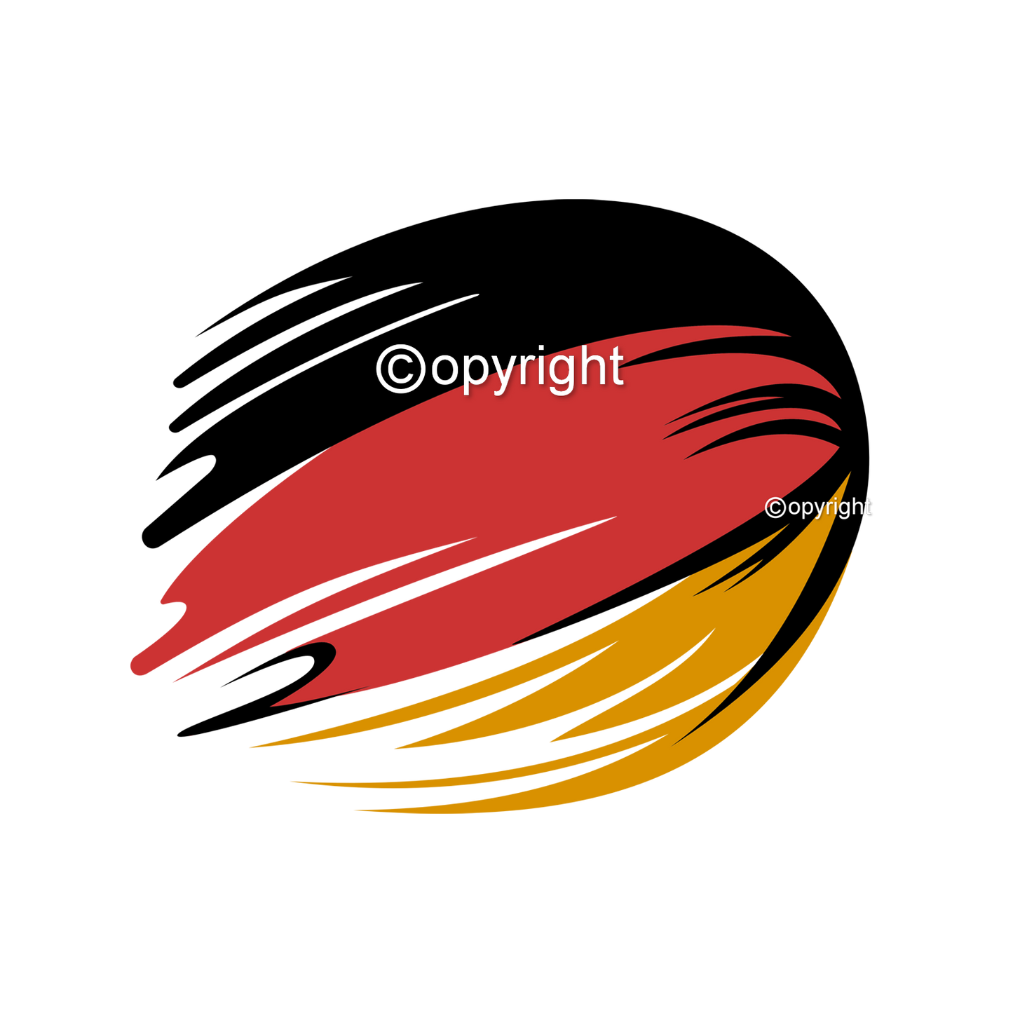 DTF Transfer EM 2024 "Flag" druck-guru