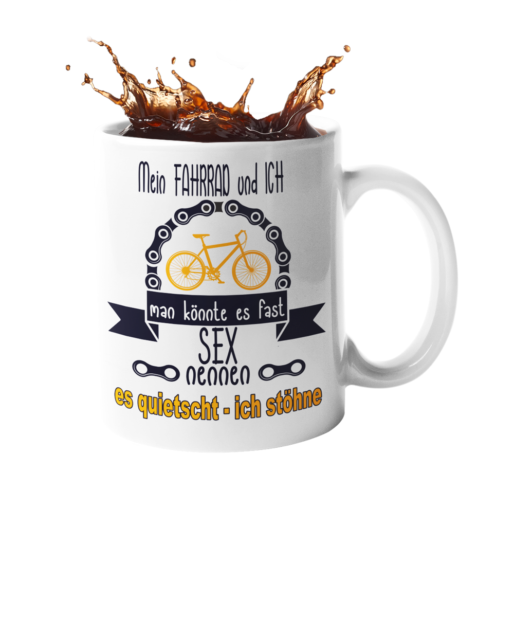 Tasse "Mein Fahrrad und Ich" Handmade-Lifestyle