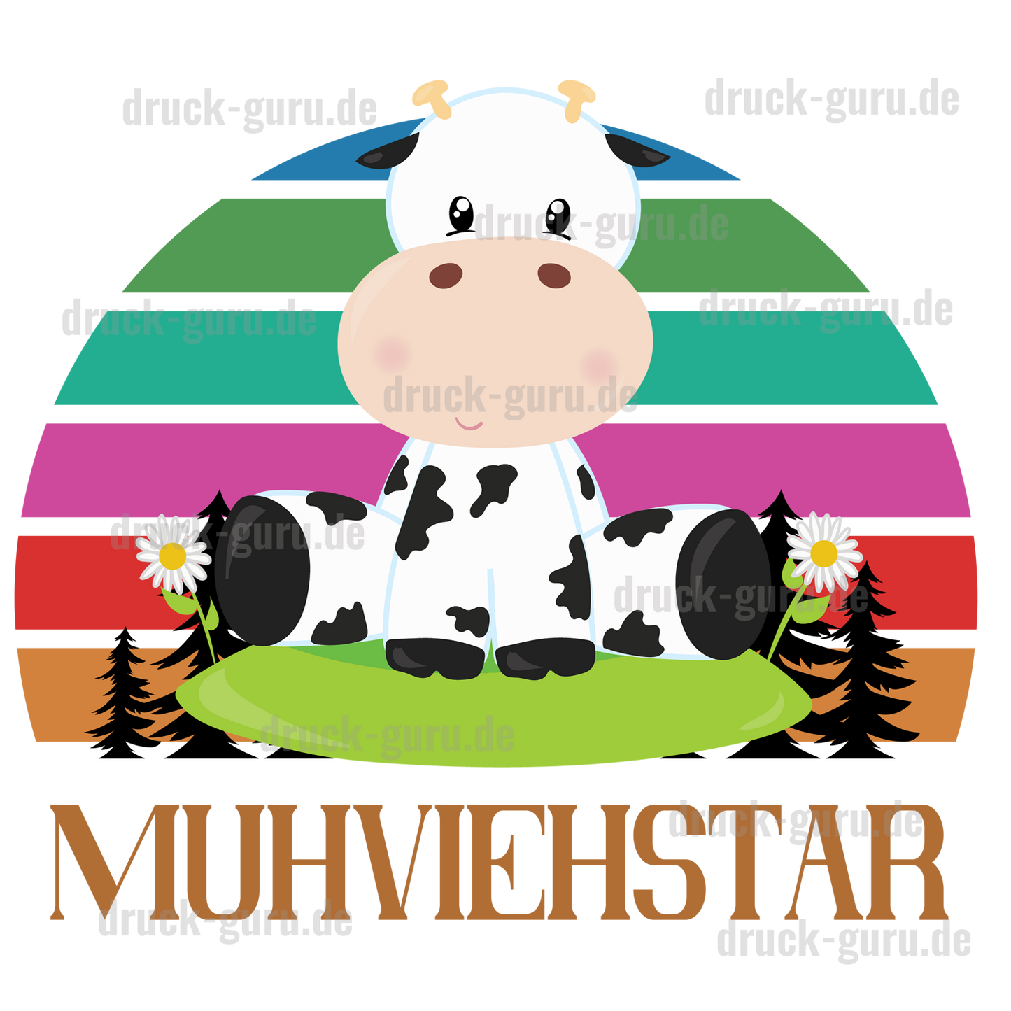 Bügelbild "Muhviehstar_Kinder" druck-guru