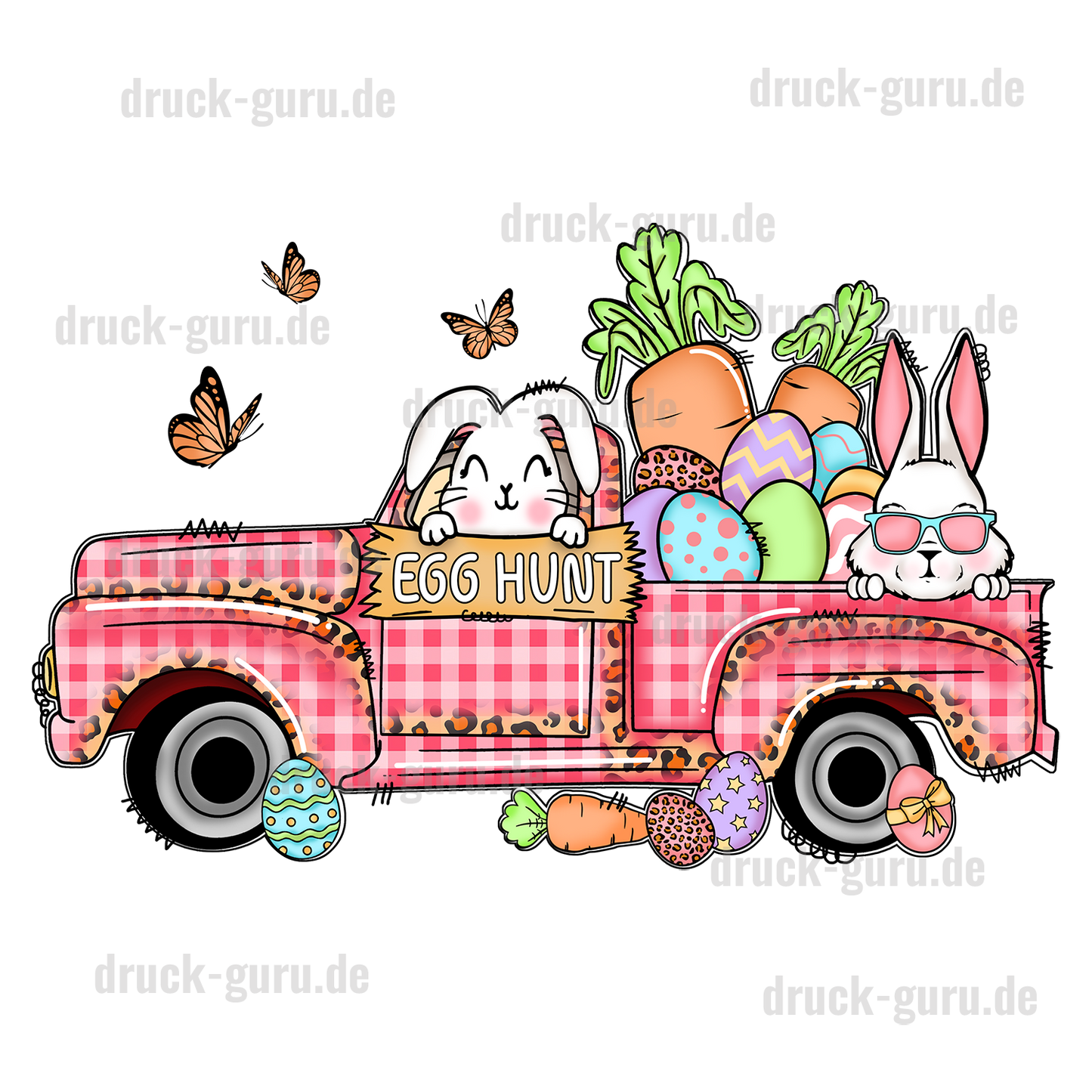 Bügelbild "Eggs Hunt" druck-guru