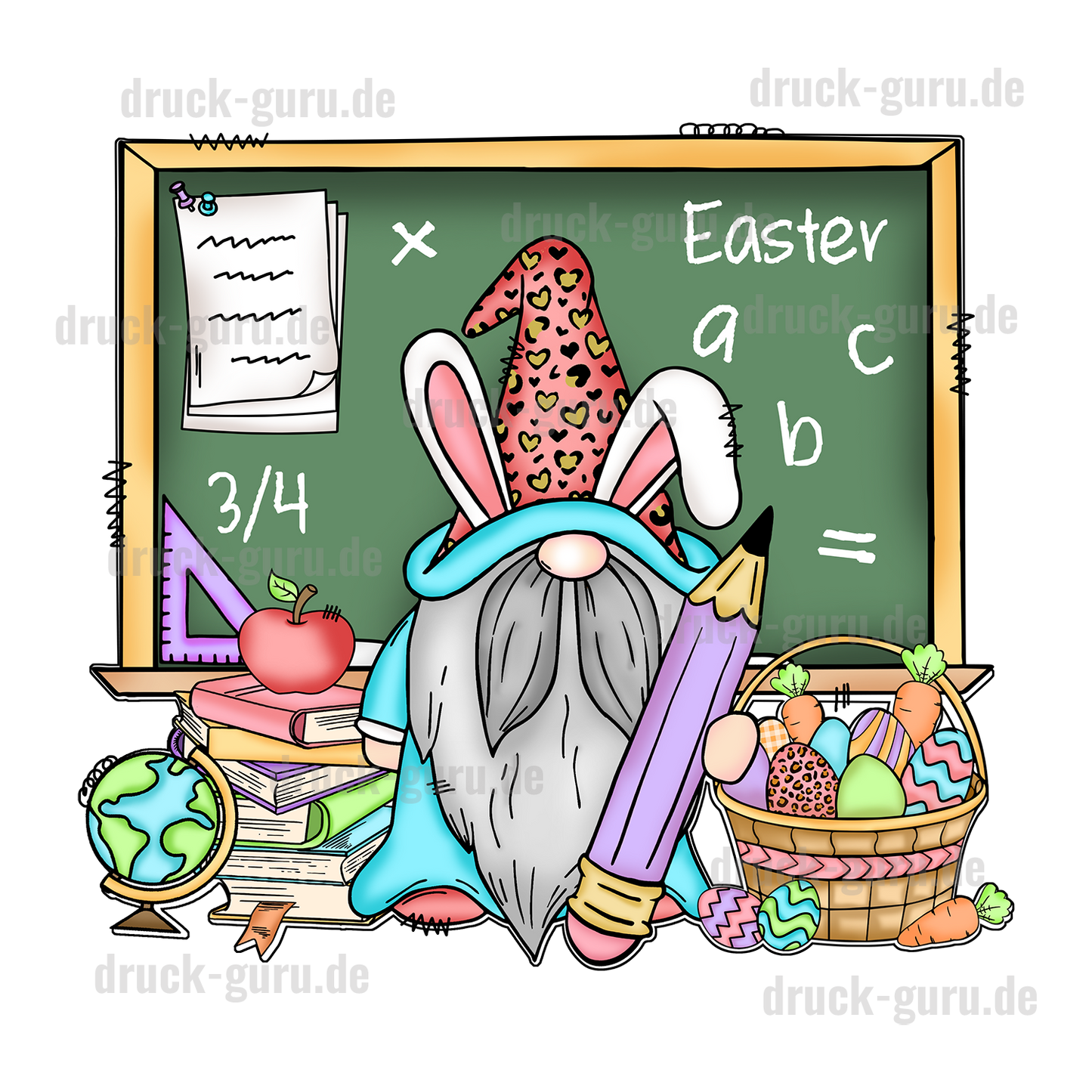 Bügelbild "Teacher" druck-guru