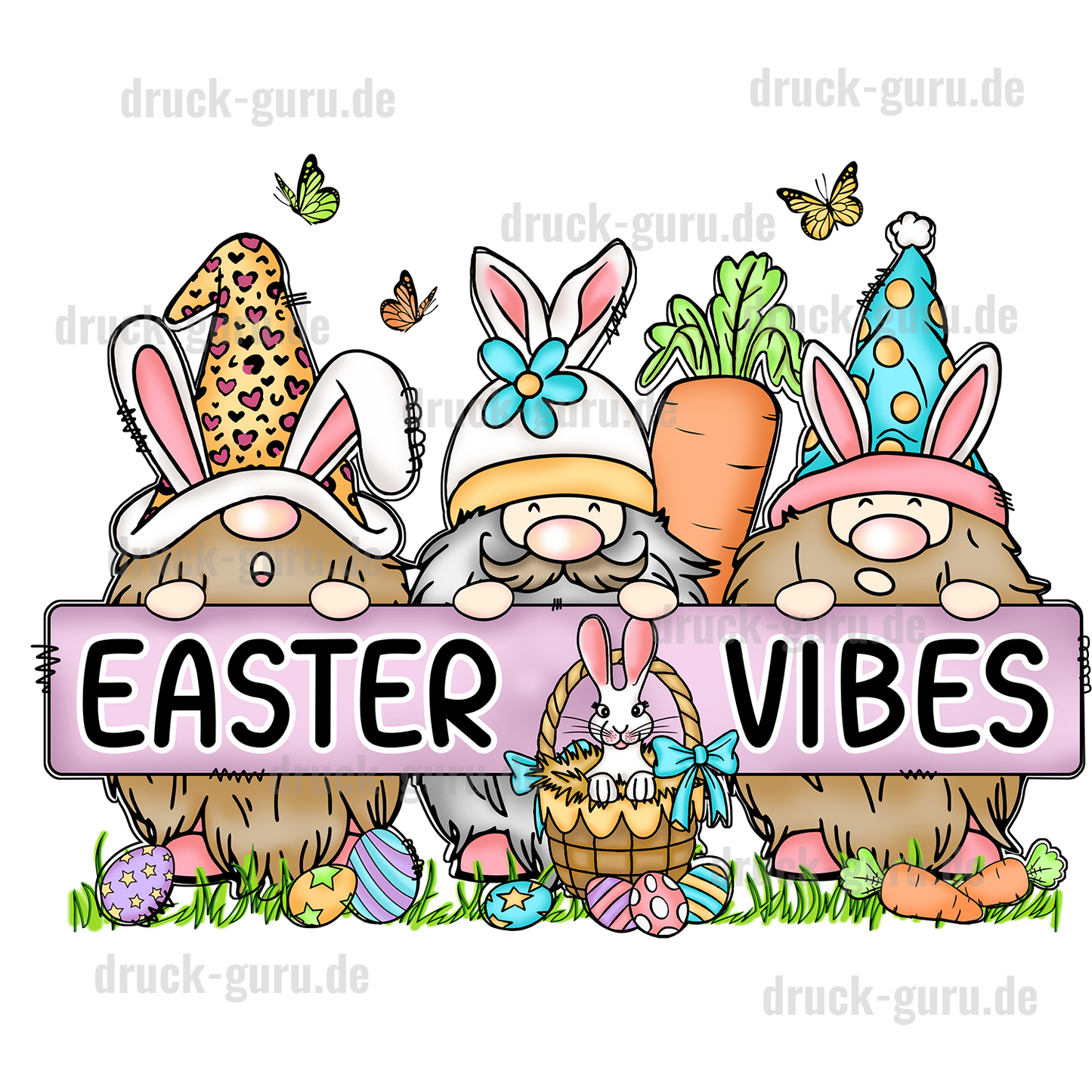 Bügelbild "Easter Vibes" druck-guru