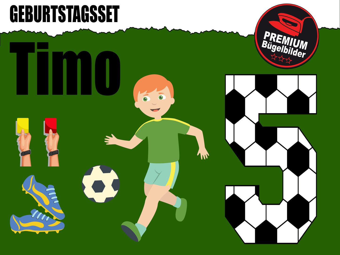 Kopie von Bügelbild DTF-Transfer Kindergeburtstag |Rennauto| druck-guru