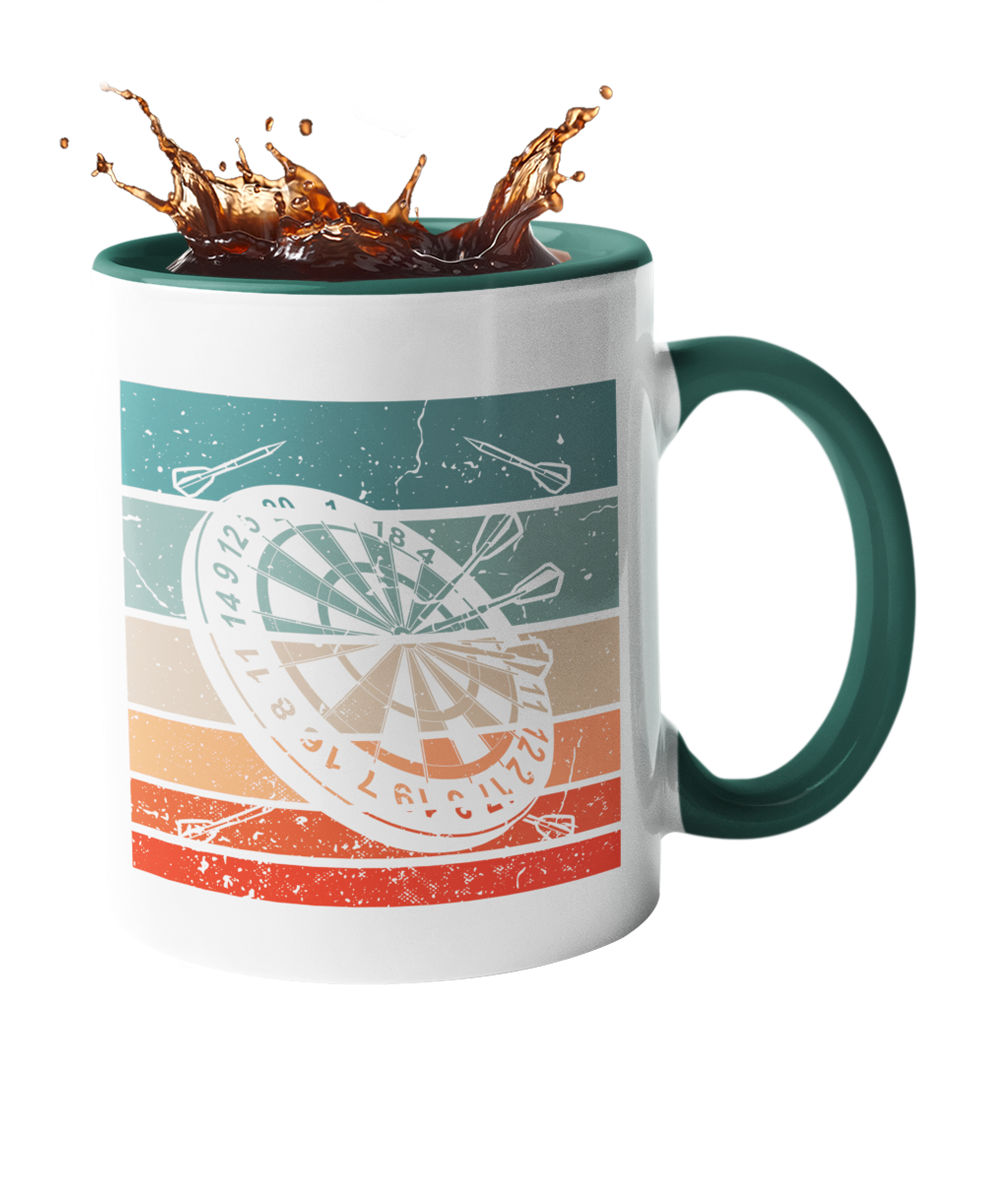 Darts Tasse "Retro Darts Handmade-Lifestyle