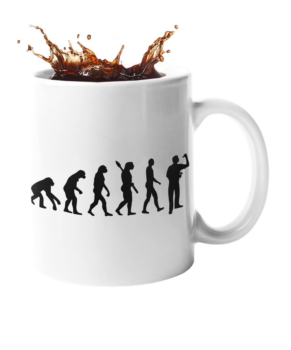 Darts Tasse "Darts Evolution" Handmade-Lifestyle