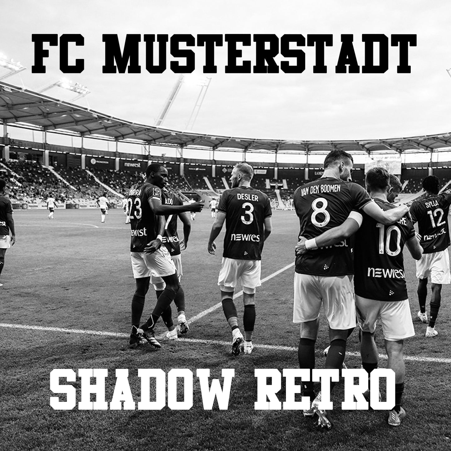 Teamname - Retro Shadow druck-guru