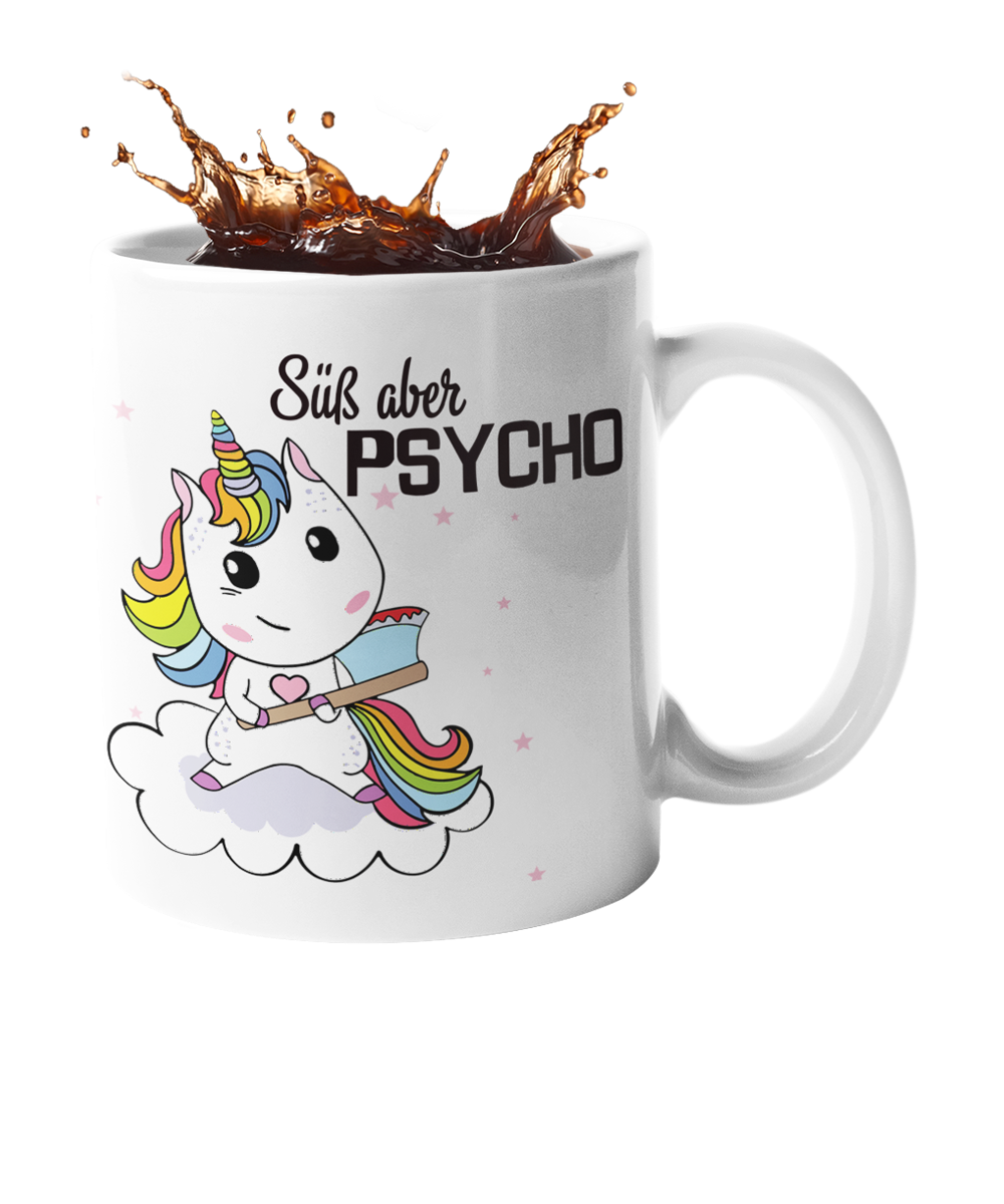 Tasse Einhorn mit Spruch