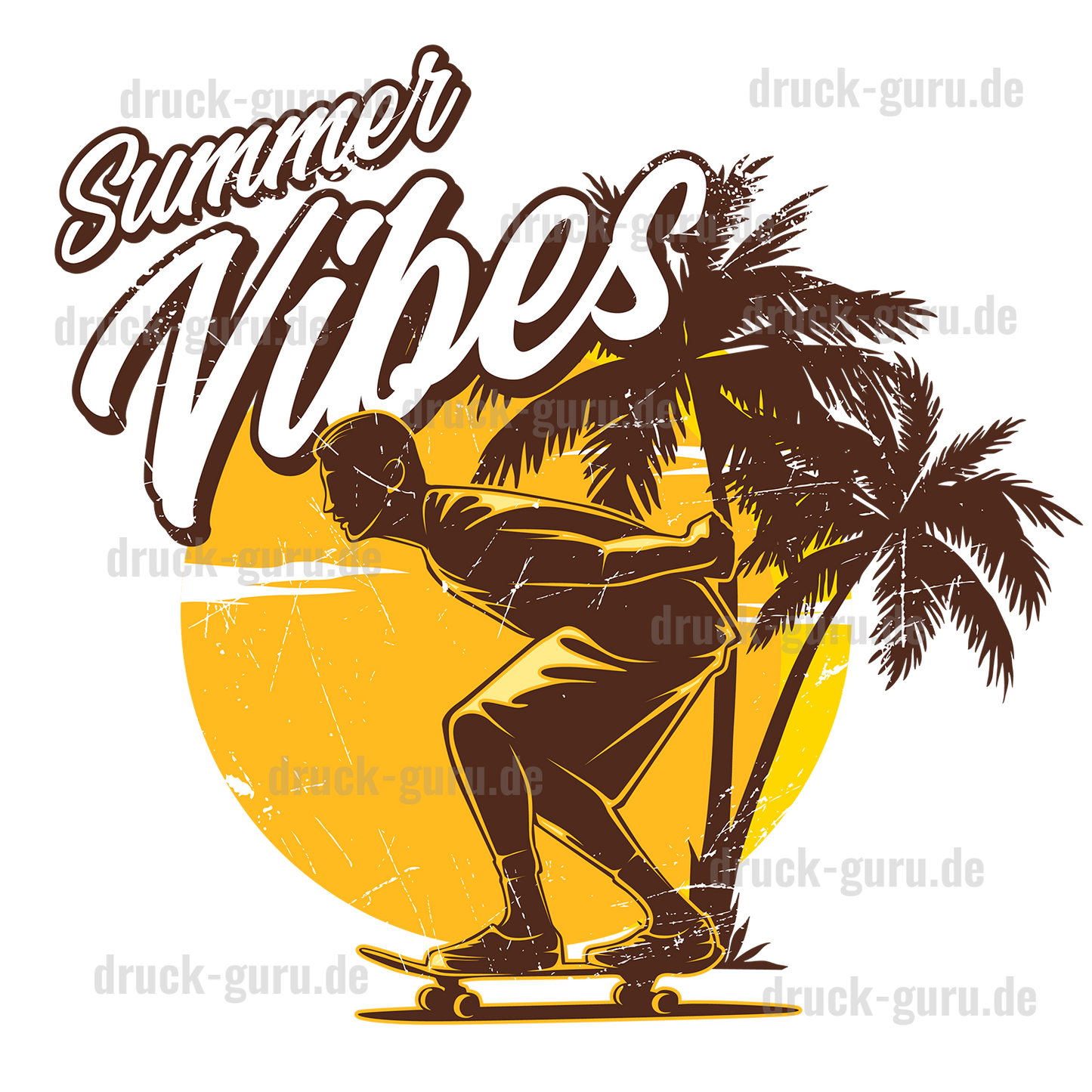 Bügelbild "Summer-Vibes" druck-guru