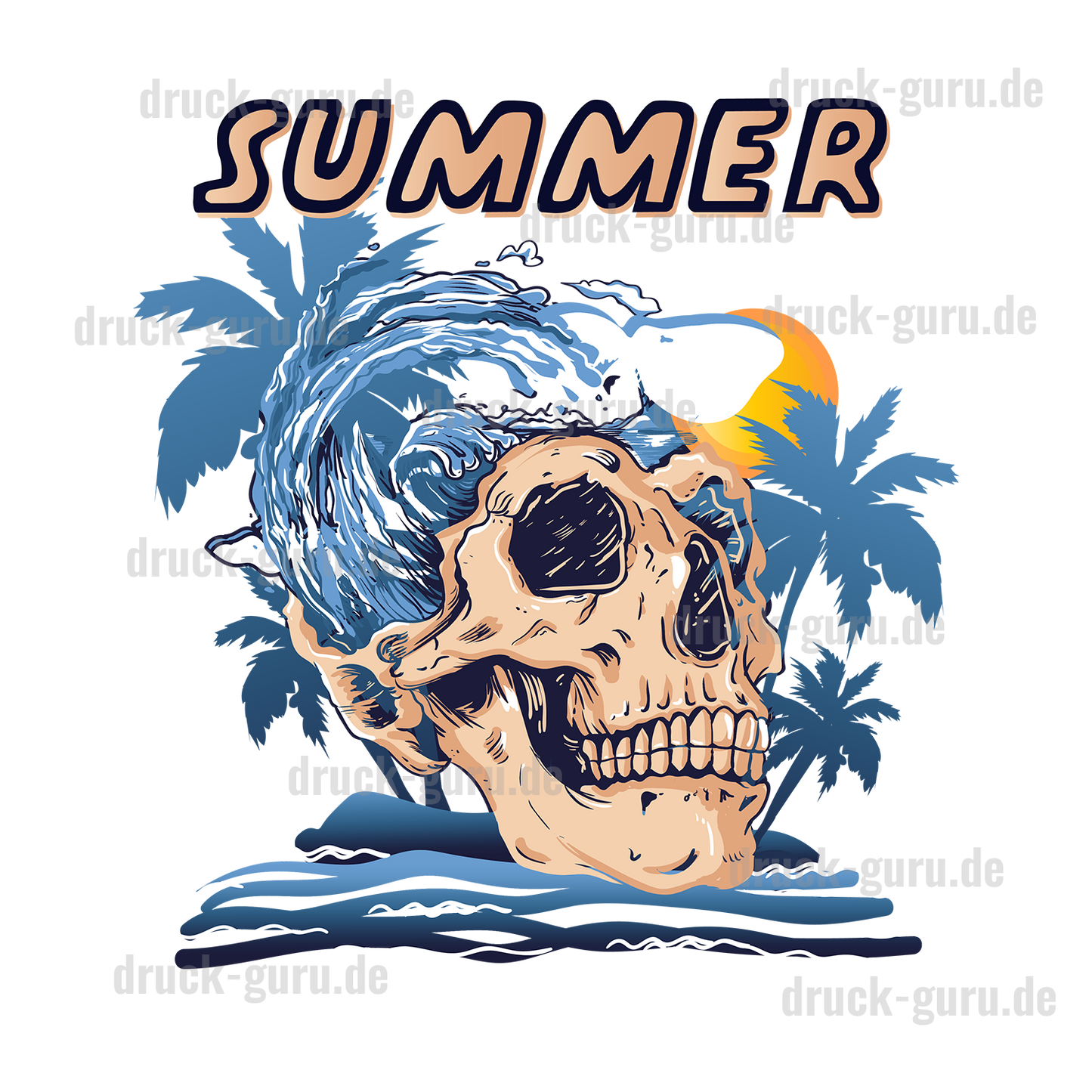 Bügelbild "Tropical-Summer" druck-guru