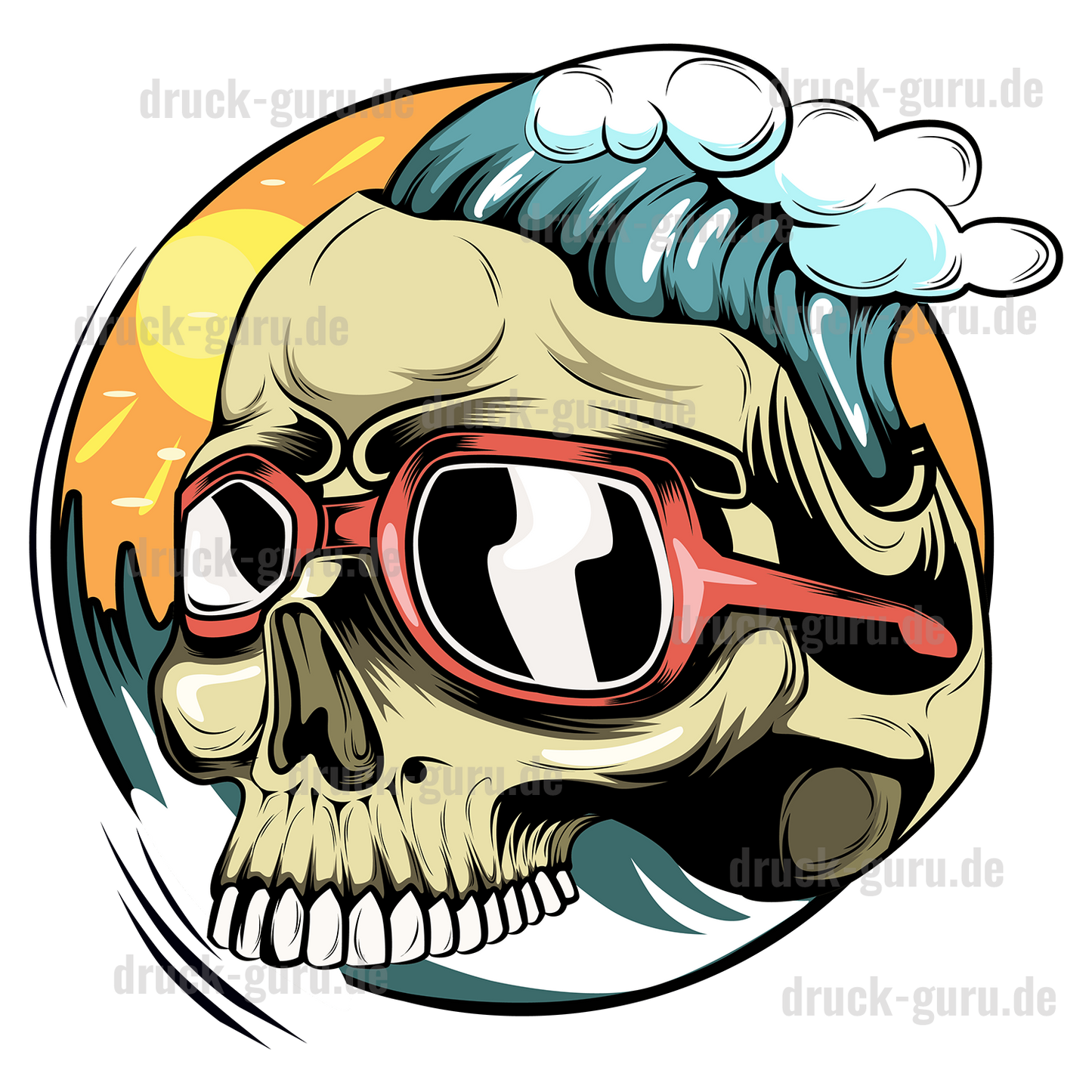 Bügelbild "Sunglasses" druck-guru