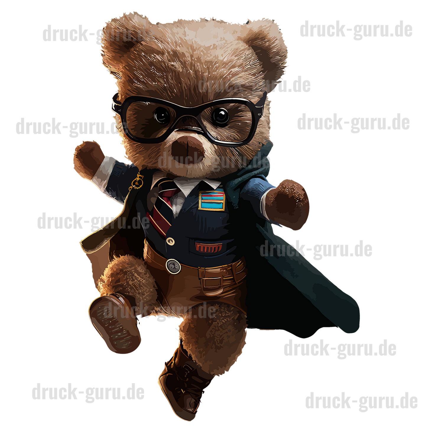 Bügelbild "Teddy Gentelman" druck-guru