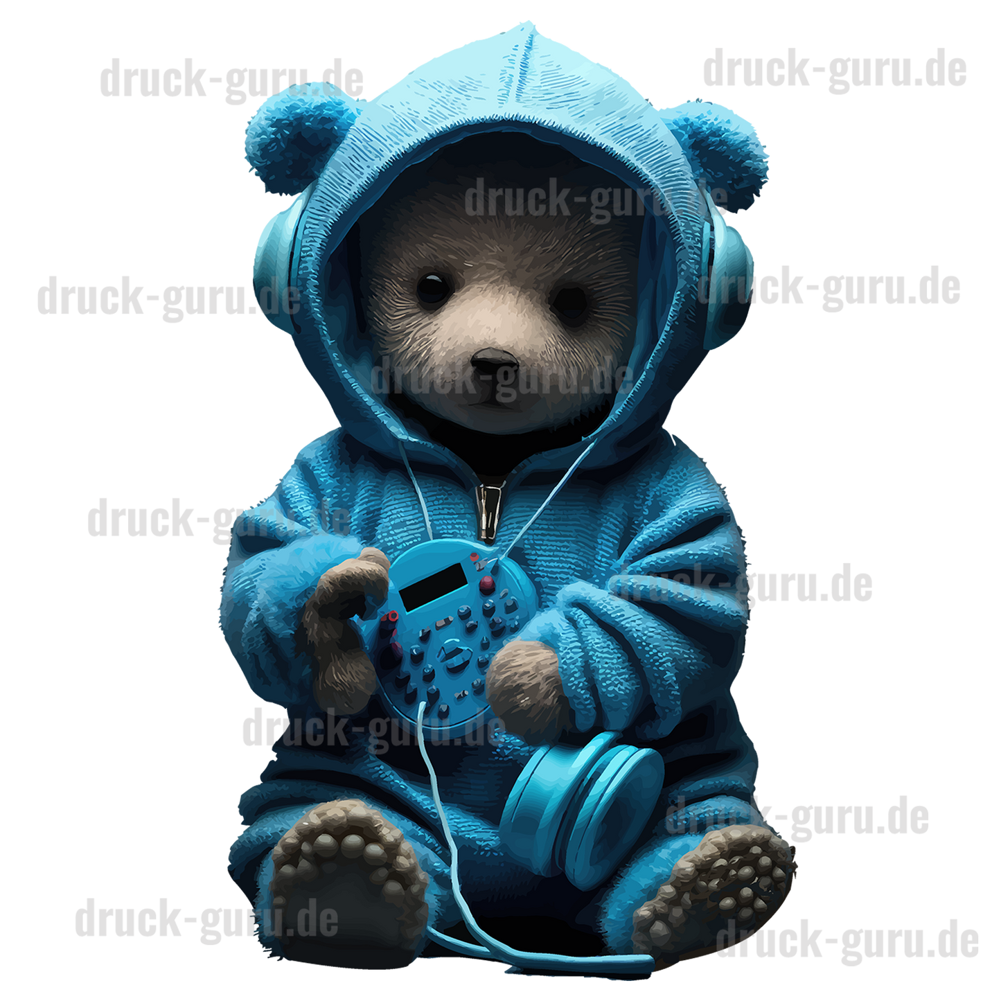Bügelbild "Teddy Blue Boy" druck-guru