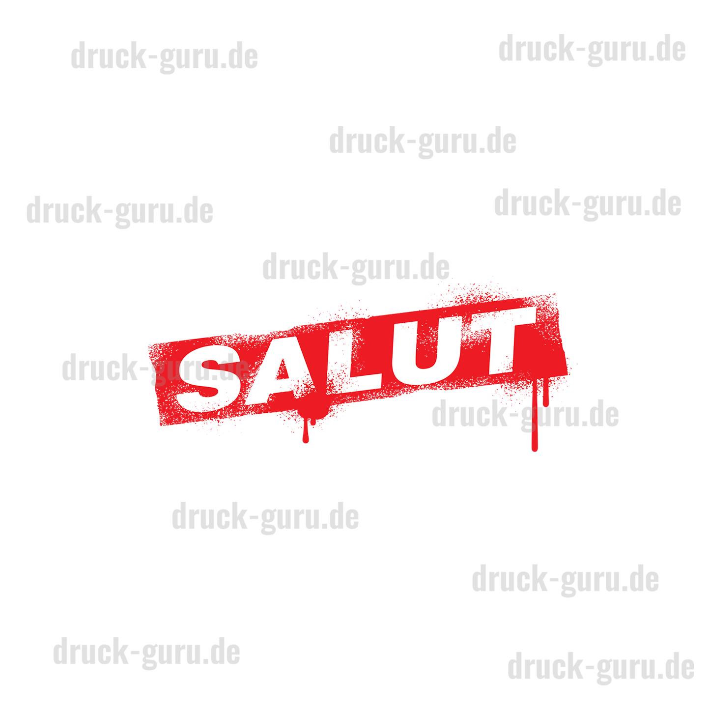 Bügelbild "Teddy Salut" druck-guru