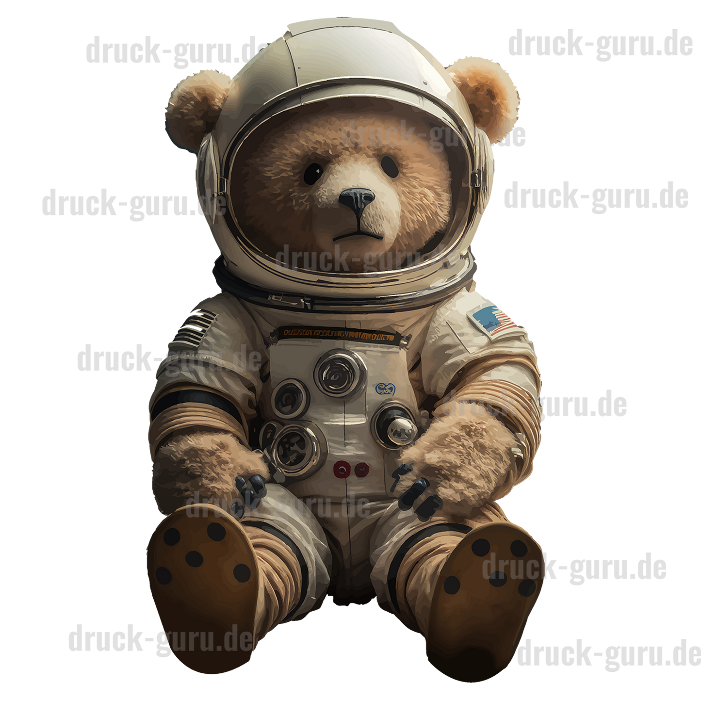 Bügelbild "Teddy Astronaut" druck-guru