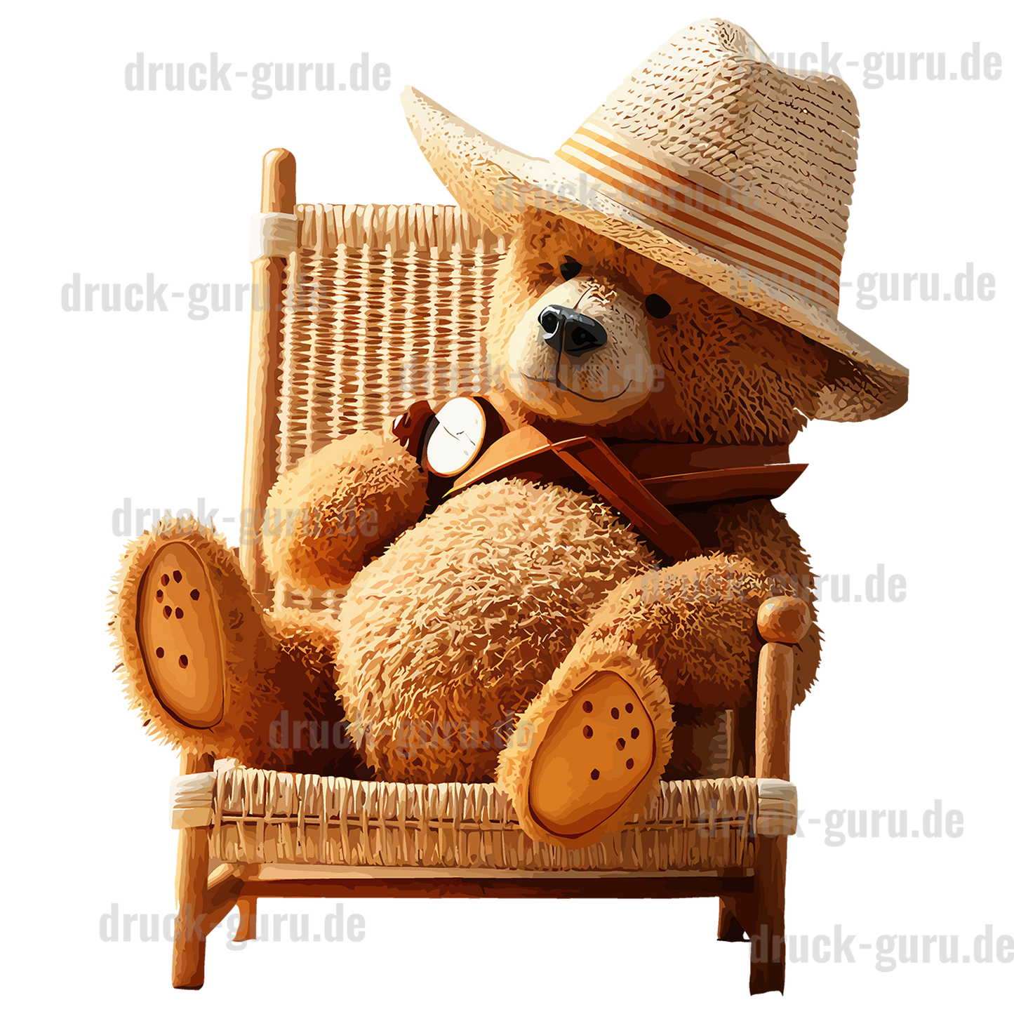 Bügelbild "Teddy Relax" druck-guru