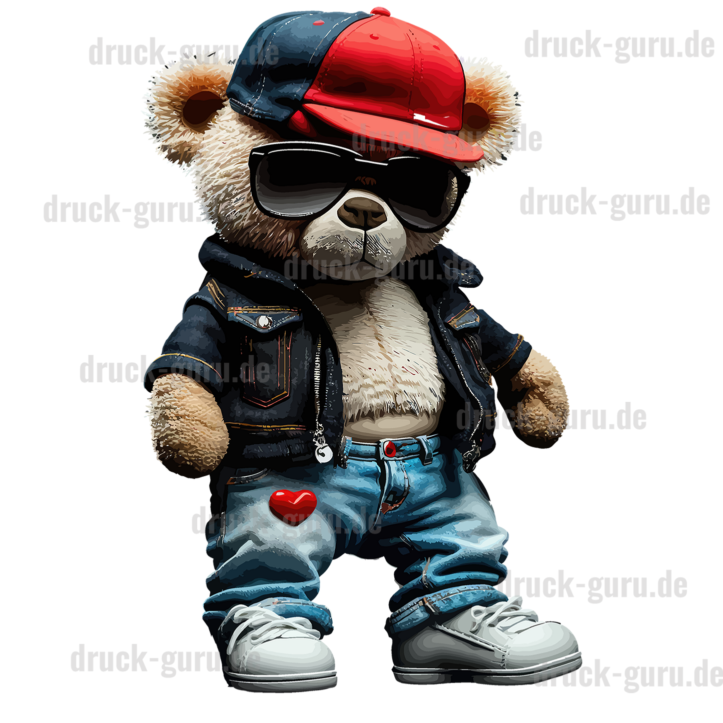 Bügelbild "Teddy Daddy Cool" druck-guru