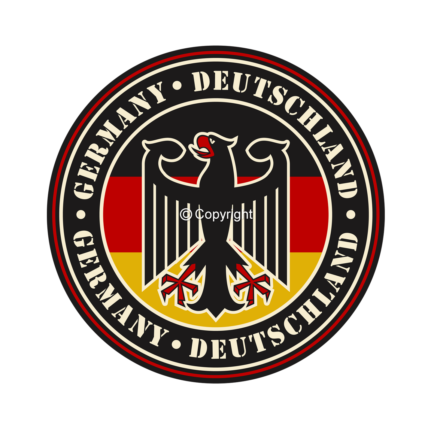 DTF Transfer EM 2024 "Germany Color Logo" druck-guru