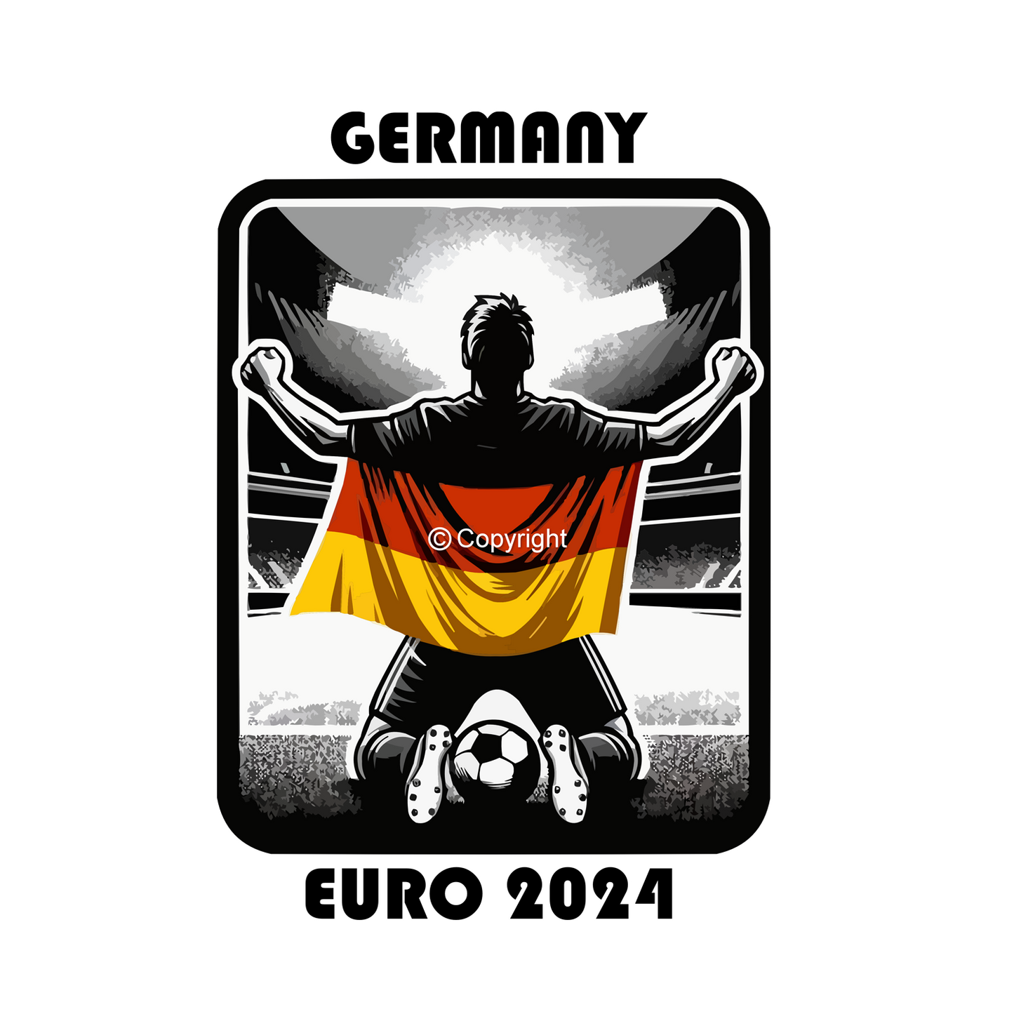 DTF Transfer EM 2024 "GERMANY 2024" druck-guru