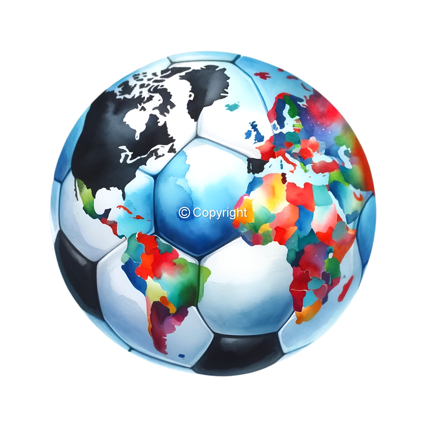 DTF Transfer EM 2024 "SOCCER BALL" druck-guru