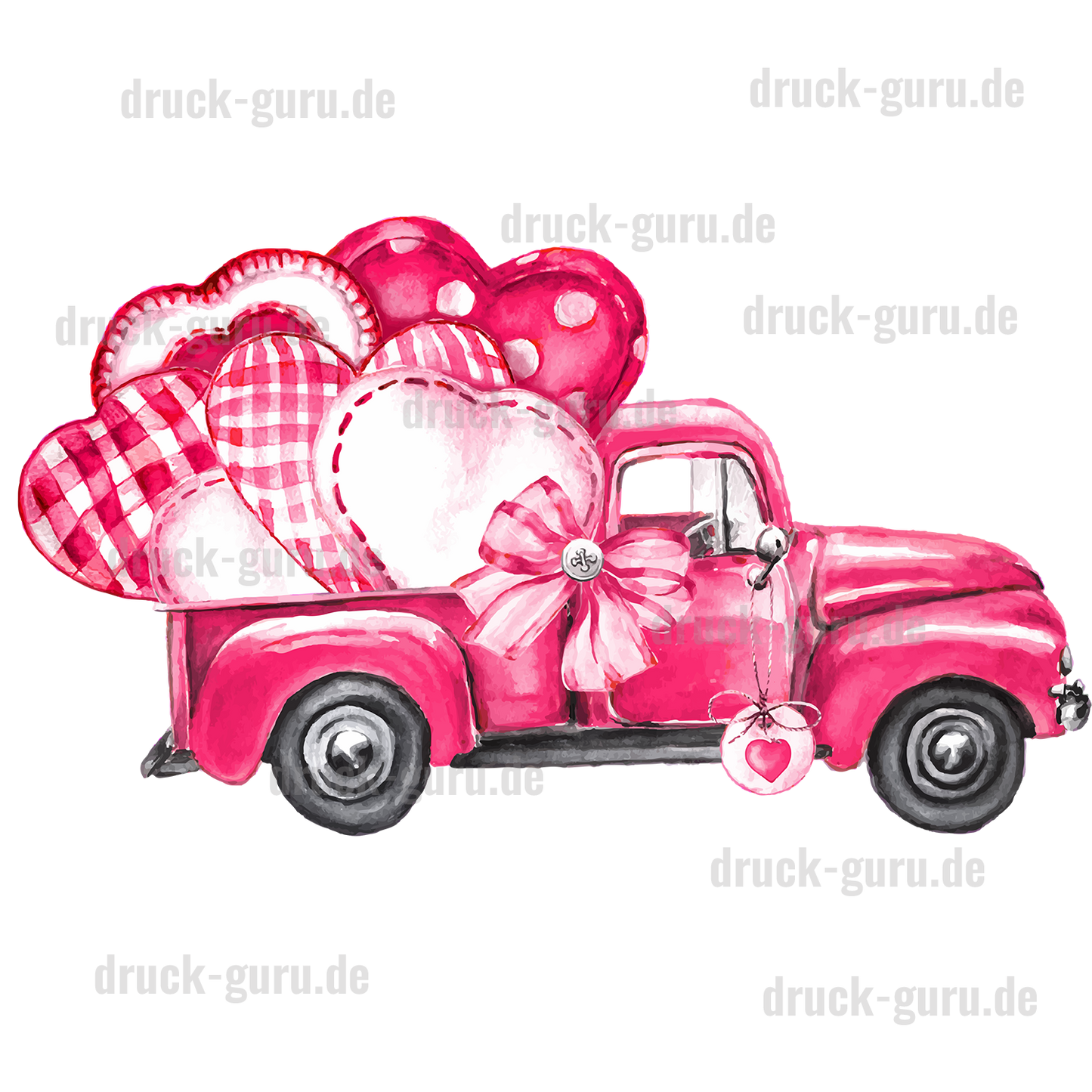 Bügelbild "Love-Truck" druck-guru