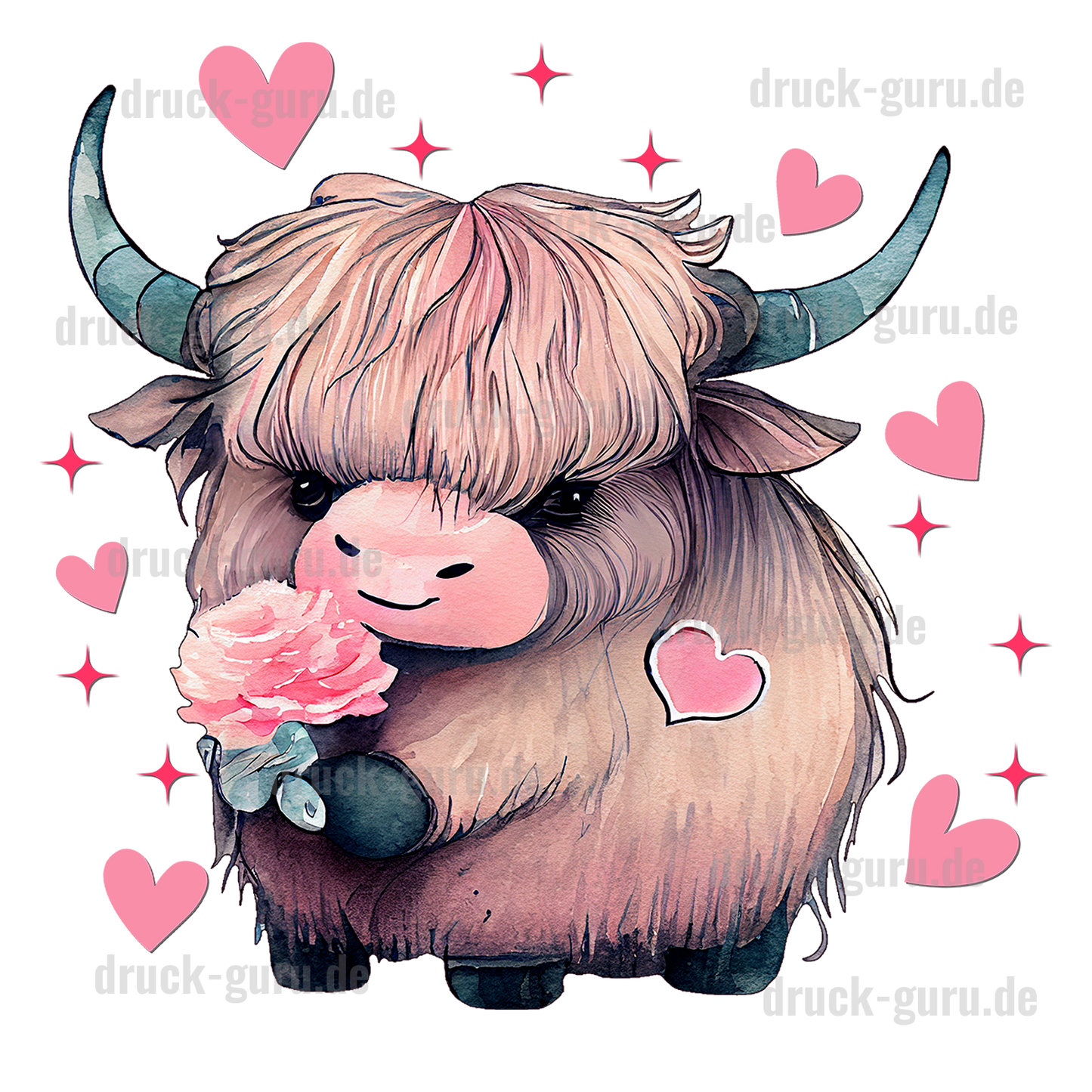 Bügelbild "One loved Mama" druck-guru