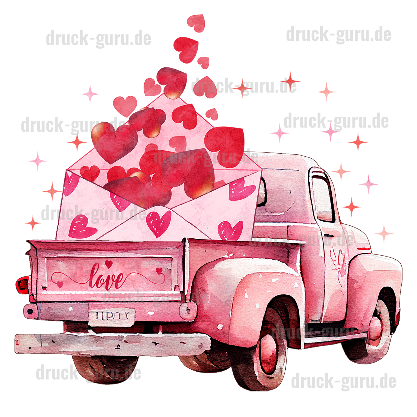 Bügelbild "Flower-Cow" druck-guru