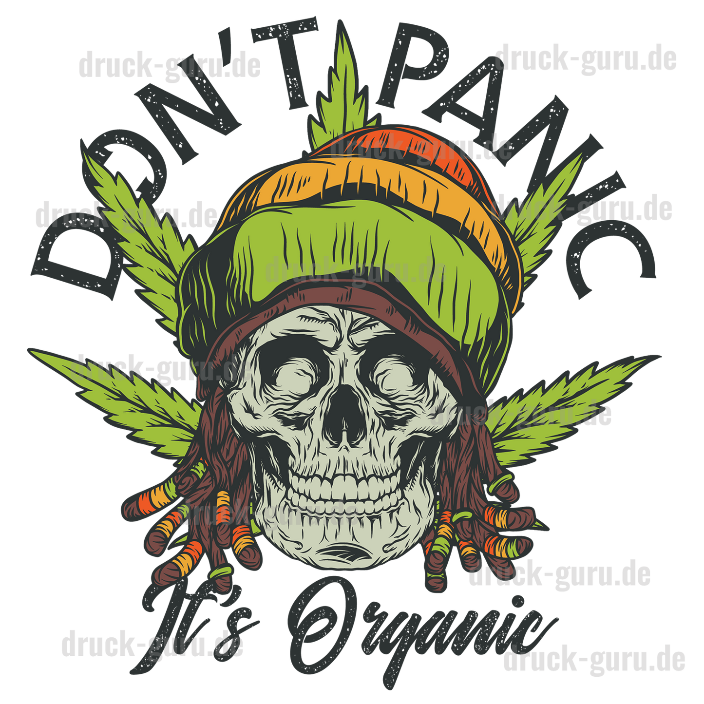 Bügelbild "Weed-It" druck-guru