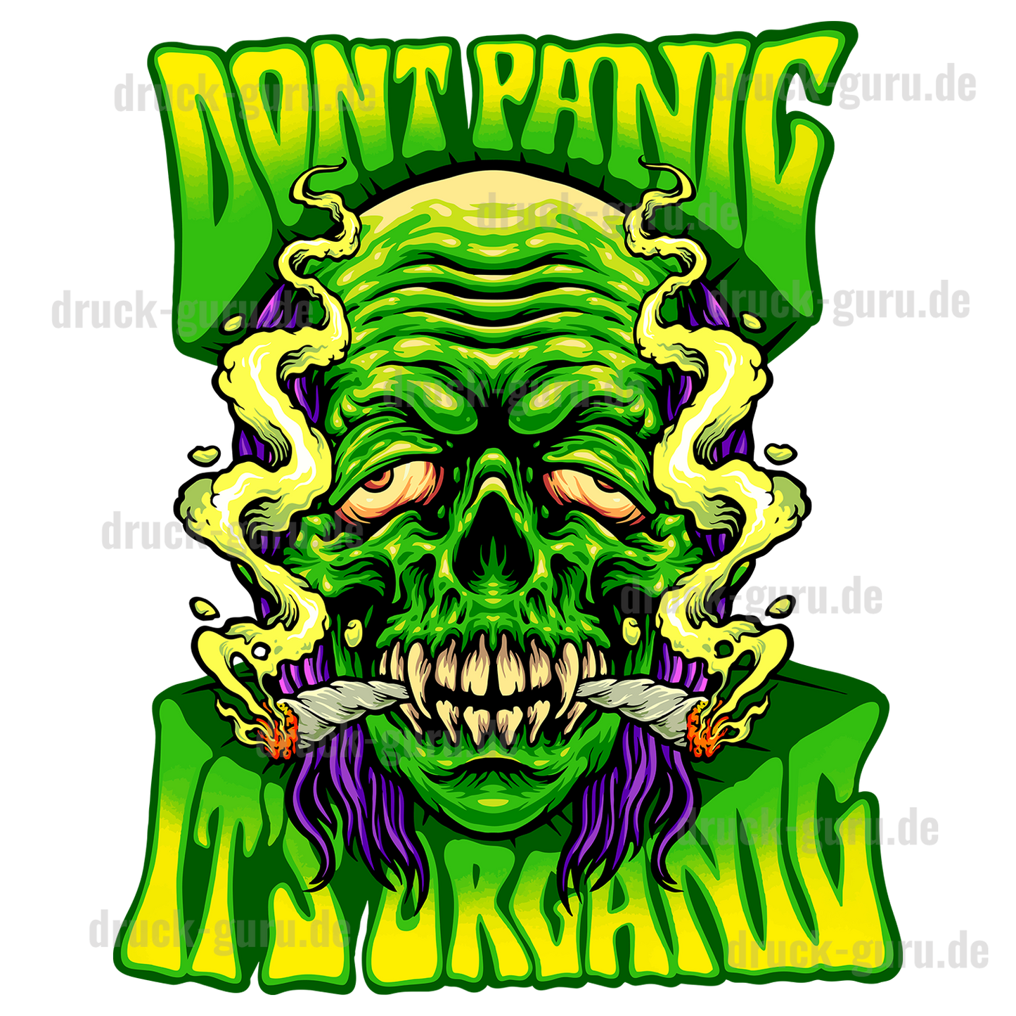 Bügelbild "It´s Organic" druck-guru