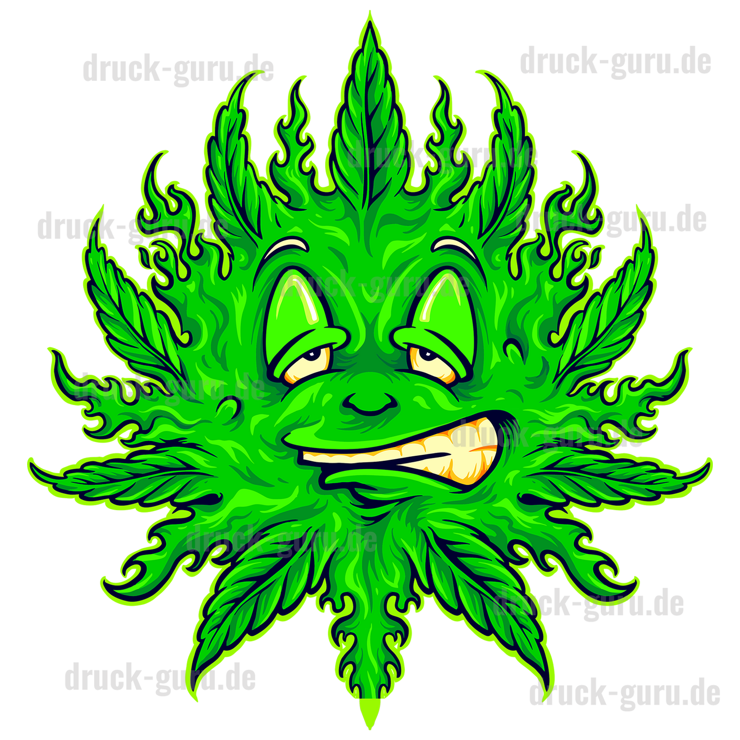 Bügelbild "Green Sun" druck-guru
